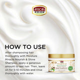 African Pride Moisture Miracle Aloe & Coconut Oil Deep Conditioner (12oz)