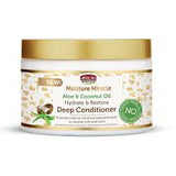 African Pride Moisture Miracle Aloe & Coconut Oil Deep Conditioner (12oz)