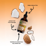 Jamaican Mango & Lime Jamaican Black Castor Oil - Coconut (4oz)