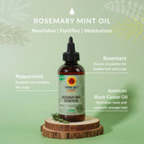 Tropic Isle Living Hair Gro Rosemary Mint Growth Oil - 4oz