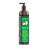 African Diamond Coconut Oil - 100% Premium Oil - 8oz