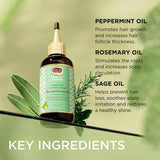 African Pride "Feel It Formula" Peppermint, Rosemary & Sage Strengthening Oil (4oz)