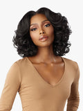 Sensationnel 13 X 6 Kinky Body Wave 14" Kinky Edges Textured Lace Wig