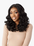 Sensationnel 13 X 6 Kinky Body Wave 18" Kinky Edges Textured Lace Wig