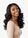 Sensationnel 13 X 6 Kinky Body Wave 18" Kinky Edges Textured Lace Wig