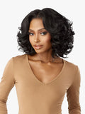 Sensationnel 13 X 6 Kinky Body Wave 14" Kinky Edges Textured Lace Wig
