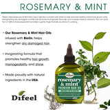 Difeel Premium Hair Oil - Rosemary & Mint Infused With Biotin (7.1oz)