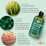 Difeel Rosemary & Mint Shampoo Infused With Biotin (12oz)