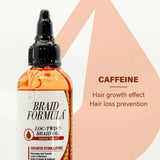 EBIN Braid Formula Loc Twist Braid Oil - Caffeine Infused - 4oz