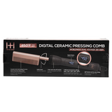 Hot & Hotter Digital Ceramic Electrical Pressing Comb  #5967