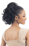Shake-N-Go Que Drawstring Ponytail - Lite - Sparkle Curl 12"