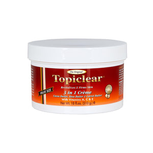 Topiclear 3-IN-1 Cocoa Butter, Shea Butter & Carrot Butter Cream Jar - 18oz