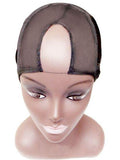 Qfitt Center Parting U-Part Wig Cap #5013 Black - Gilgal Beauty