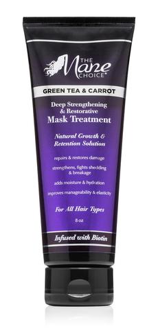 The Mane Choice Green Tea & Carrot Deep Strengthening & Restorative Mask Treatment (8oz)