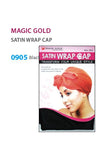 Magic Gold Satin Wrap Cap #0905 Black - Gilgal Beauty