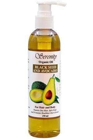 Serenity Organic Oil - Black Seed & Avocado (250ml)