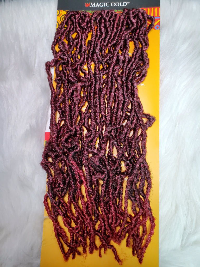 Magic Gold 3X Nu Locs Braid 18"- Crochet Braid