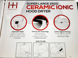 Hot & Hotter Super Large 2500 Ceramic Ionic Hood Dryer - Gilgal Beauty