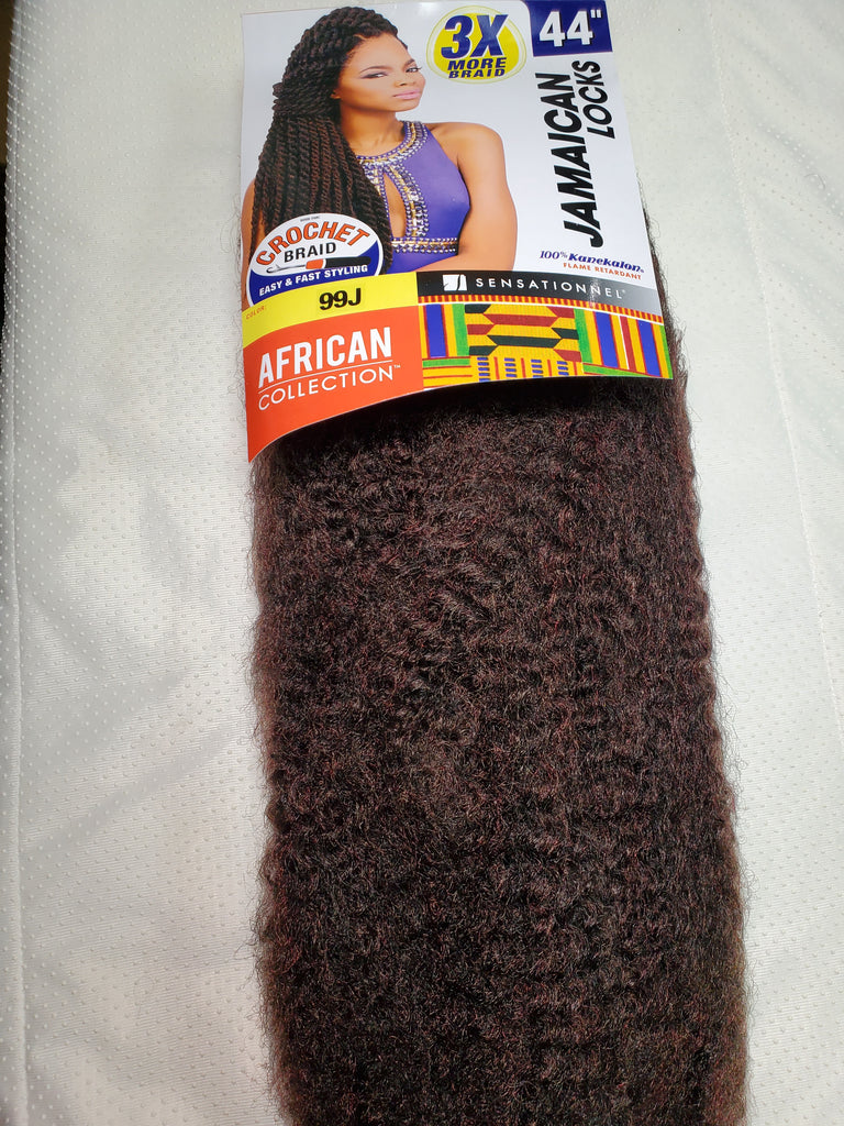 Sensationnel JAMAICAN LOCKS 44" African Collection Braiding Hair