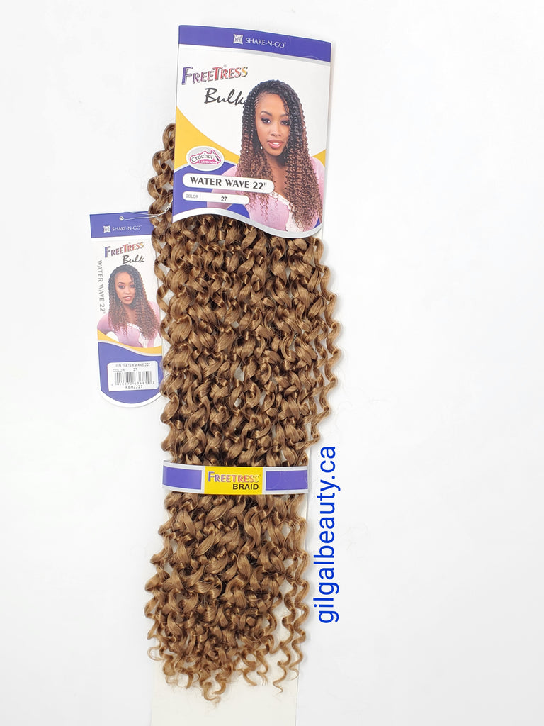 Freetress Braid Crochet Hair - Water Wave Bulk 22