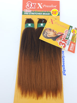 Sensationnel 3X X-Pression KIDS Pre-Stretched Braid 28"