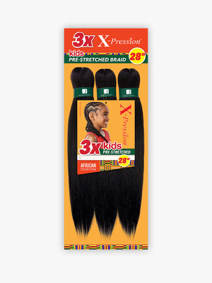 Sensationnel 3X X-Pression KIDS Pre-Stretched Braid 28"