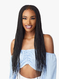 Sensationnel 4 X 5 CENTER PART FEED IN 28" Hand Braided Lace Wig