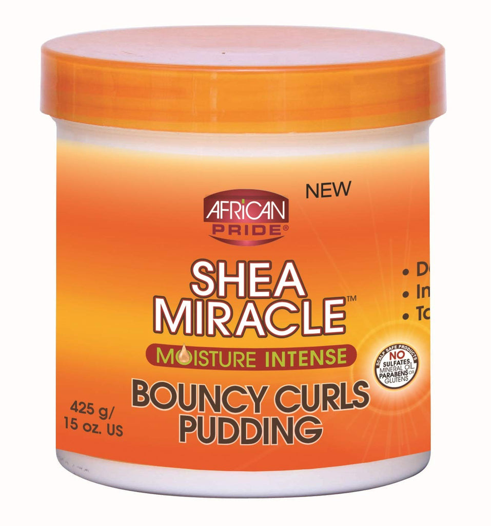 African Pride Shea Miracle Bouncy Curls Pudding (15oz)