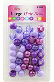 Eden Large Hair Bead - Purple Mix Beads