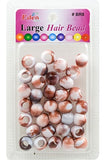 Eden Large Hair Bead - Brown Marble Tone Beads