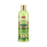 African Pride Olive Miracle Moisturizing & Detangling 2-IN-1 Shampoo & Conditioner (12oz)