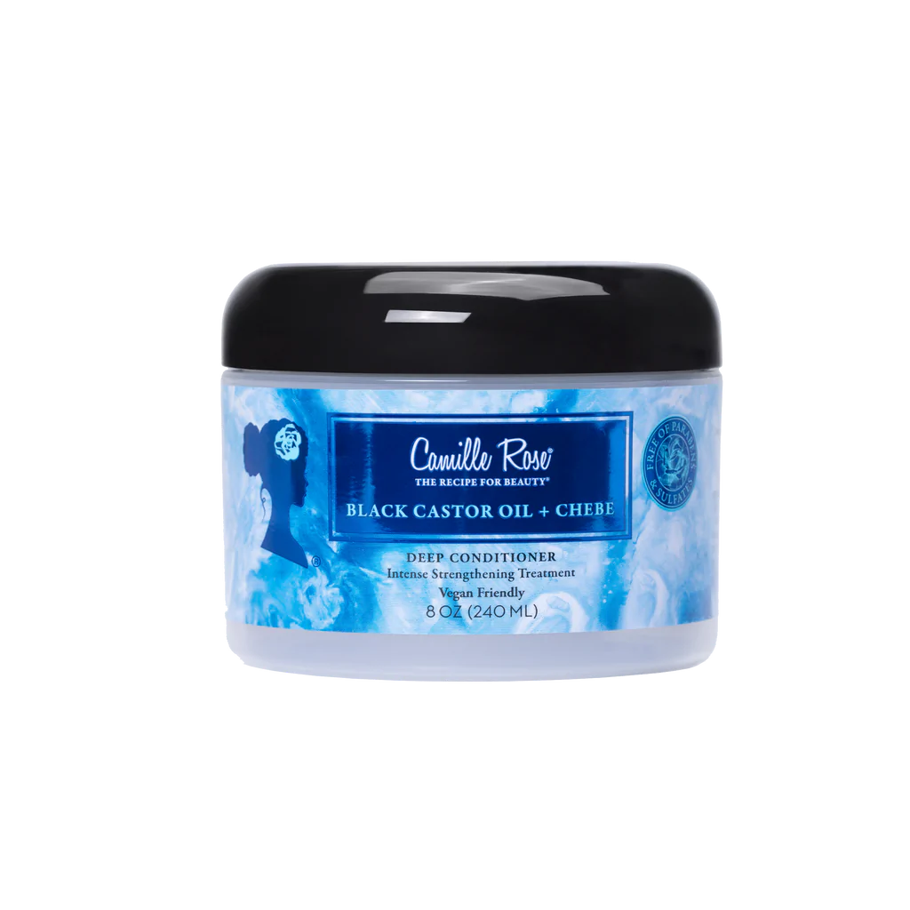 Camille Rose Black Castor Oil + Chebe Deep Conditioner - 8oz