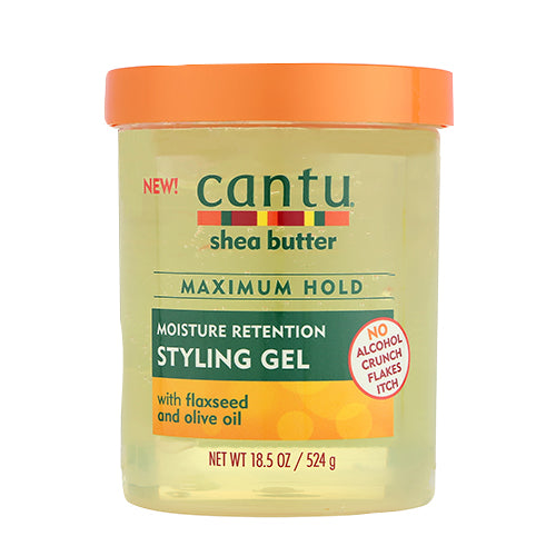 Cantu Shea Butter Moisture Retention Styling Gel with Flaxseed and Olive Oil (18.5oz)