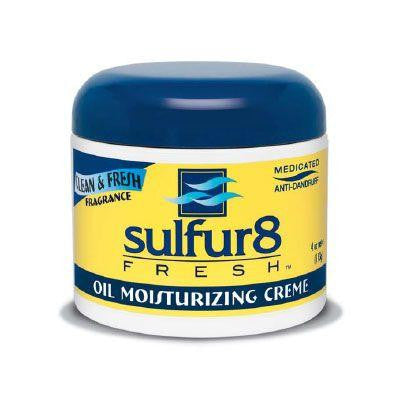 Sulfur 8 Fresh Medicated Anti-Dandruff Oil Moisturizing Creme (3.8oz) - Gilgal Beauty