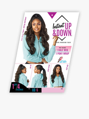 Sensationnel UD 6 Instant Up & Down (Pony Wrap & Half Wig)