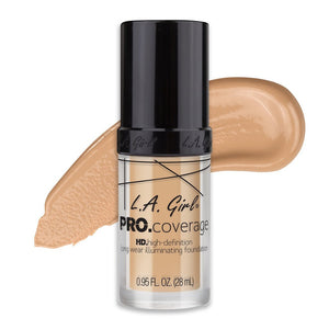 L.A. Girl Pro Coverage Illuminating Foundation (28ml) - Gilgal Beauty