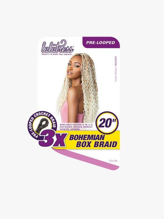 Sensationnel 3X BOHEMIAN BOX BRAID 20" Crochet Braid (Lulutress) - Gilgal Beauty