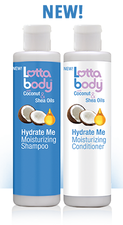 Lottabody Coconut & Shea Oils Hydrate Me Moisturizing Shampoo - 10.1oz