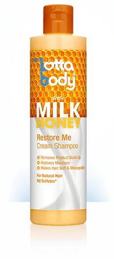 Lottabody Milk & Honey Restore Me Cream Shampoo - 10.1oz