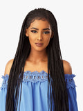 Sensationnel SIDE PART CORNROW 13" X 5" Hand Braided Lace Wig
