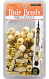 Magic Collection Wooden Hair Beads - #Woodmix-4