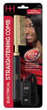 Hot & Hotter Electrical Straightening Comb - Medium Straight Teeth #5530