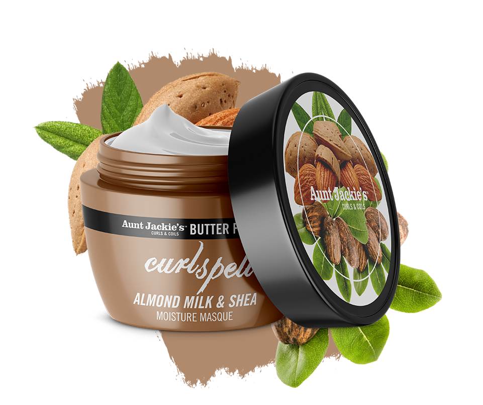 Aunt Jackie's Curl Spell Almond Milk And Shea Moisture Masque