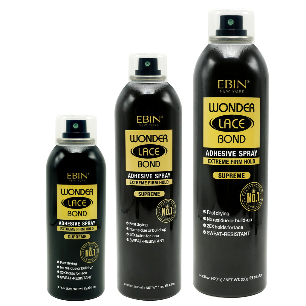 EBIN Wonder Lace Bond Adhesive Spray - Extreme Firm Hold - Supreme
