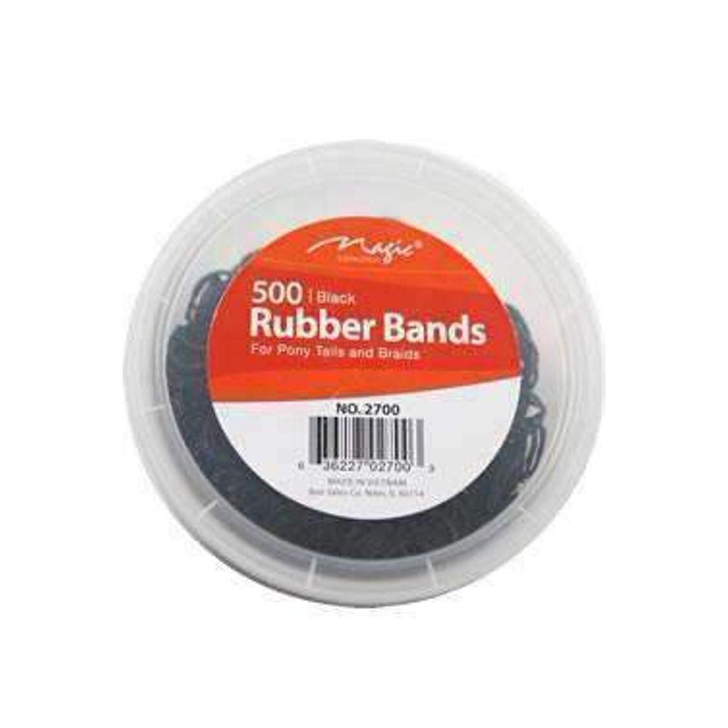 Magic Collection Rubber - 500Pcs Black - #2700 - Gilgal Beauty