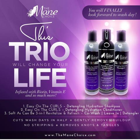 The Mane Choice Soft As Can Be 3-IN-1 Revitalize & Refresh Conditioner ; Co-wash, Leave-in, Detangler (8oz)