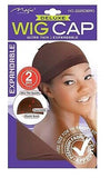 Magic Collection Deluxe Wig Cap #2225 Dark Brown - 2Pcs