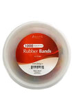 Kim & C Rubber Bands - 1000 Pcs - Assorted Colors #AS91464 - Gilgal Beauty