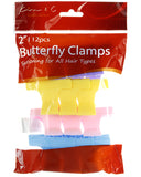 Kim & C Butterfly Clamp 2" - 12Pcs