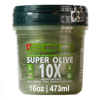 Eco Style Super Olive Oil 10X Styling Gel (16oz) - Gilgal Beauty